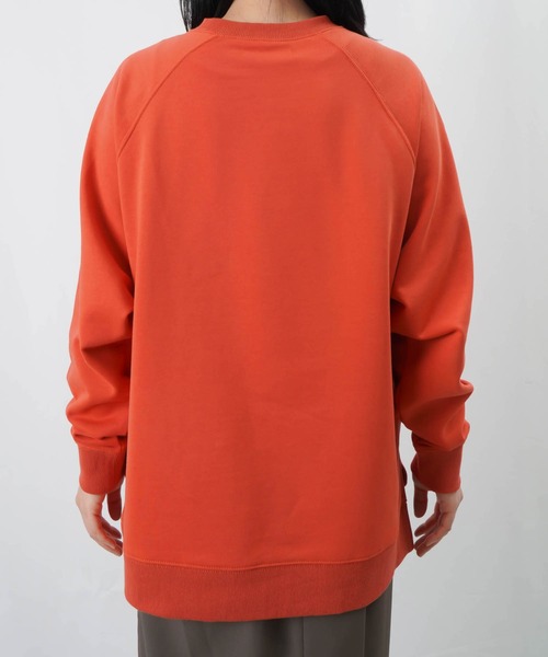 【セール】LC/LLL フロッキープリント裏毛ラグランプルオーバー（Tシャツ/カットソー）｜LUCA/LADY LUCK LUCA（ルカ/レディラックルカ）