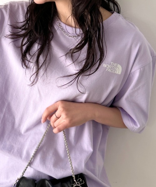 THE NORTH FACE(ザノースフェイス)の「国内未発売 THE NORTH FACE(ザ・ノースフェイス)/ワンポイントロゴ 半袖 コットン Tシャツ/M'S COTTON BASIC S/S R/TEE(Tシャツ/カットソー・レディース・ホワイト/ブラウン/グリーン/サンドベージュ/ブラック/ピンク/ネイビー/ミント/パープル/ライトブルー/チャコールグレー/ラベンダー・S/M/L/XL/XXL)」の11枚目の写真