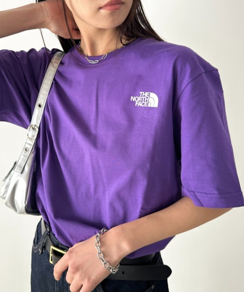 THE NORTH FACE(ザノースフェイス)の「国内未発売 THE NORTH FACE(ザ・ノースフェイス)/ワンポイントロゴ 半袖 コットン Tシャツ/M'S COTTON BASIC S/S R/TEE(Tシャツ/カットソー・レディース・ホワイト/ブラウン/グリーン/サンドベージュ/ブラック/ピンク/ネイビー/ミント/パープル/ライトブルー/チャコールグレー/ラベンダー・S/M/L/XL/XXL)」の10枚目の写真