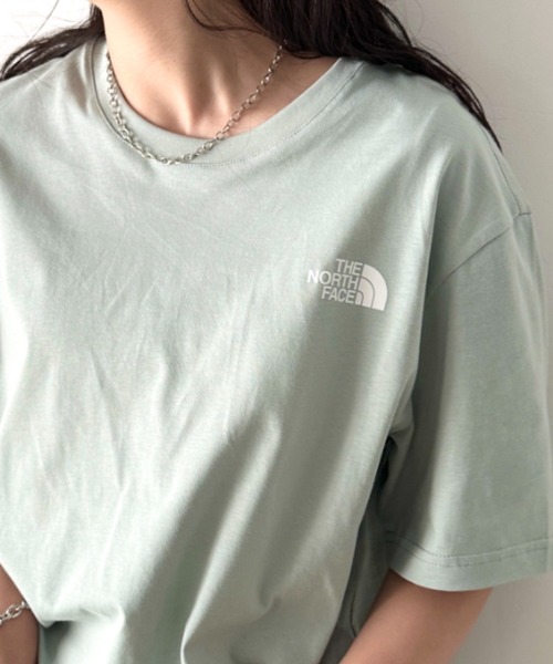 THE NORTH FACE(ザノースフェイス)の「国内未発売 THE NORTH FACE(ザ・ノースフェイス)/ワンポイントロゴ 半袖 コットン Tシャツ/M'S COTTON BASIC S/S R/TEE(Tシャツ/カットソー・レディース・ホワイト/ブラウン/グリーン/サンドベージュ/ブラック/ピンク/ネイビー/ミント/パープル/ライトブルー/チャコールグレー/ラベンダー・S/M/L/XL/XXL)」の7枚目の写真