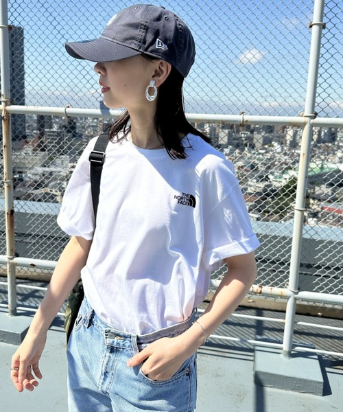 THE NORTH FACE(ザノースフェイス)の「国内未発売 THE NORTH FACE(ザ・ノースフェイス)/ワンポイントロゴ 半袖 コットン Tシャツ/M'S COTTON BASIC S/S R/TEE(Tシャツ/カットソー・レディース・ホワイト/ブラウン/グリーン/サンドベージュ/ブラック/ピンク/ネイビー/ミント/パープル/ライトブルー/チャコールグレー/ラベンダー・S/M/L/XL/XXL)」の22枚目の写真