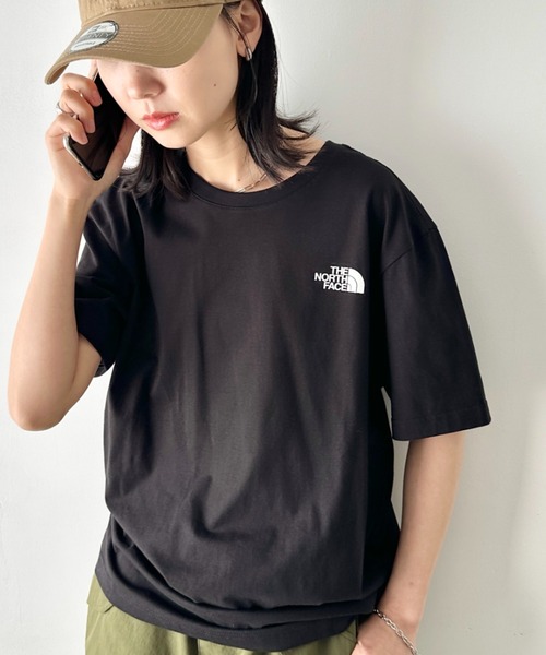 THE NORTH FACE(ザノースフェイス)の「国内未発売 THE NORTH FACE(ザ・ノースフェイス)/ワンポイントロゴ 半袖 コットン Tシャツ/M'S COTTON BASIC S/S R/TEE(Tシャツ/カットソー・レディース・ホワイト/ブラウン/グリーン/サンドベージュ/ブラック/ピンク/ネイビー/ミント/パープル/ライトブルー/チャコールグレー/ラベンダー・S/M/L/XL/XXL)」の20枚目の写真