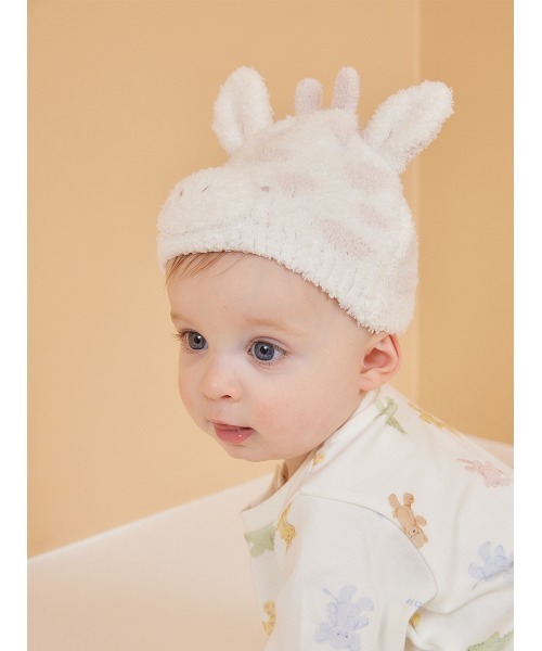 gelato pique（ジェラートピケ）の「【BABY】パウダーキリンキャップ（その他ベビー用品・キッズ・ピンク・FREE）」の2枚目の写真