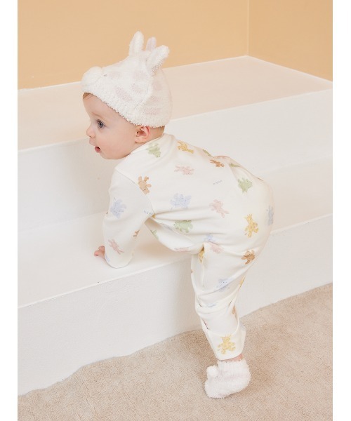 gelato pique（ジェラートピケ）の「【BABY】パウダーキリンキャップ（その他ベビー用品・キッズ・ピンク・FREE）」の5枚目の写真