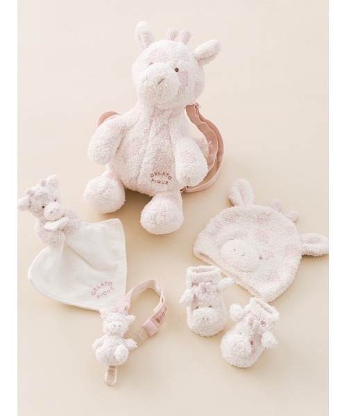 gelato pique（ジェラートピケ）の「【BABY】パウダーキリンキャップ（その他ベビー用品・キッズ・ピンク・FREE）」の6枚目の写真