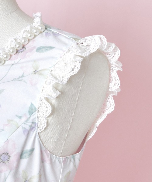 mellfy memory(メルフィーメモリー)の「Blooming butterfly balloon ワンピース(ワンピース・レディース・ホワイト・Mサイズ/long/Mサイズ/mini/Sサイズ/long/Sサイズ/mini)」の6枚目の写真