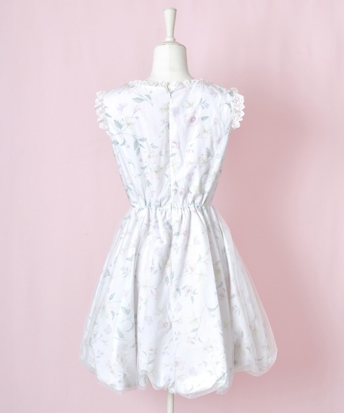mellfy memory(メルフィーメモリー)の「Blooming butterfly balloon ワンピース(ワンピース・レディース・ホワイト・Mサイズ/long/Mサイズ/mini/Sサイズ/long/Sサイズ/mini)」の4枚目の写真