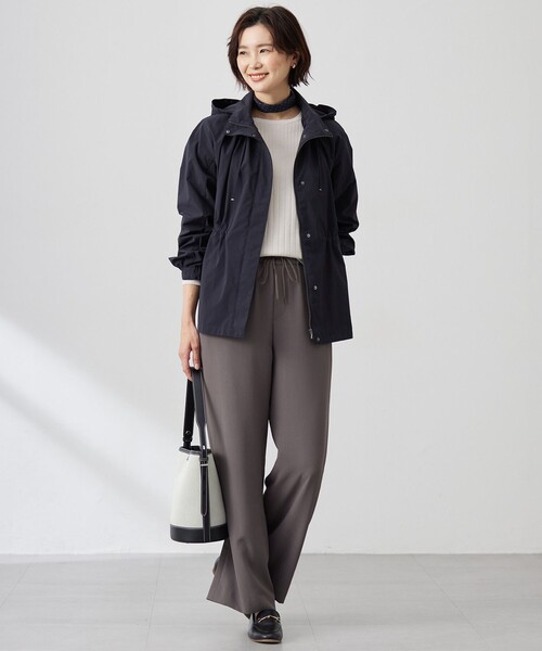 J.PRESS Ladies(J.プレス レディス)の「【撥水・洗える】Artirosa テントライン ショート丈 コート(その他アウター・レディース・ブラウン系1/ネイビー系/ベージュ系/アイボリー系・S/XS)」の17枚目の写真