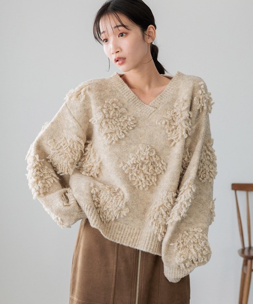 あー様0405 LOWRYS FARM（ローリーズファーム）の「ループジャガードプル