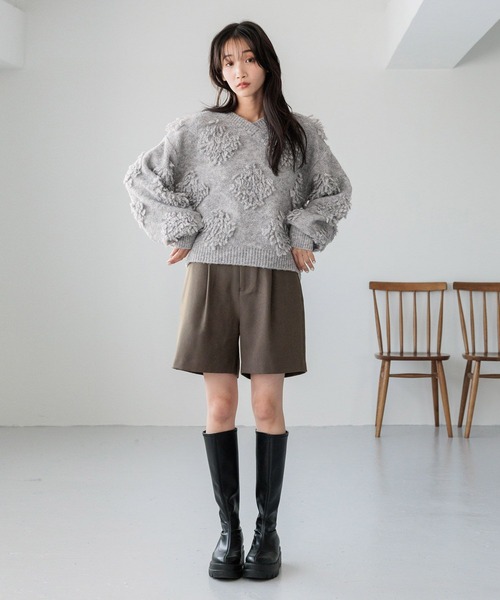 LOWRYS FARM（ローリーズファーム）の「ループジャガードプル