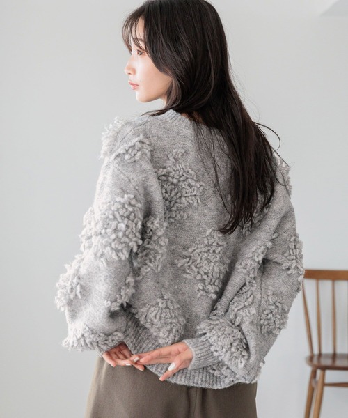 セール】ループジャガードプルオーバー 286883（ニット/セーター