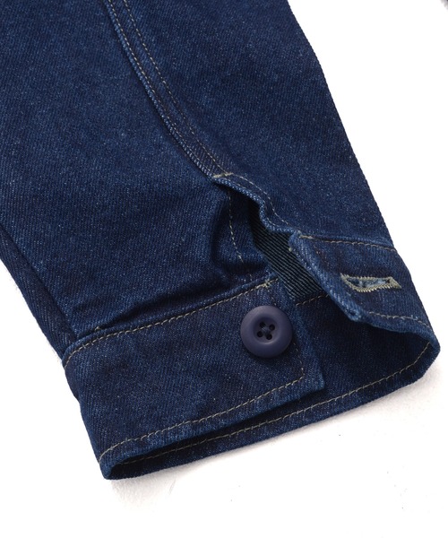 Revo.（レボ）の「YOIDORE -酔いどれ- 浮世絵 ビール 刺繍 デニムジャケット（デニムジャケット・メンズ・ライトインディゴブルー/インディゴブルー・L/M）」の9枚目の写真