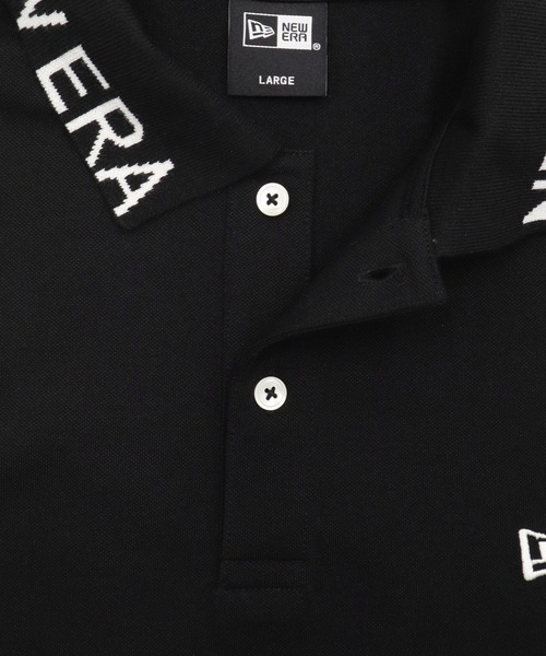 NEW ERA（ニューエラ）の「ニューエラ 半袖ポロシャツ オーバーサイズ コットン（ポロシャツ・メンズ・ホワイト/ブラック・XL/XXL/L/M）」の12枚目の写真