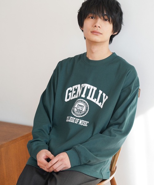 GLOBAL WORK（グローバルワーク）の「ヘビロッTEE/プリント/長袖/147196（Tシャツ/カットソー・メンズ・ホワイト系その他2/グレー/ホワイト/グリーン・SMALL/MEDIUM/LARGE/X-LARGE）」の12枚目の写真