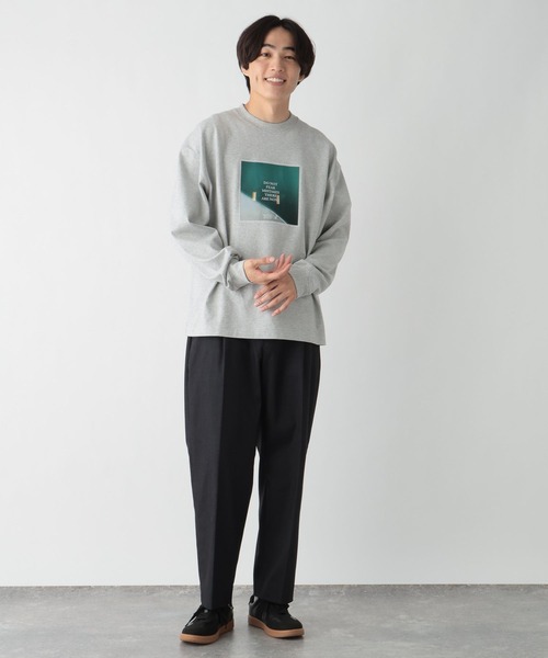 syu　15枚 セール】ヘビロッTEE/プリント/長袖/147196（Tシャツ/カットソー