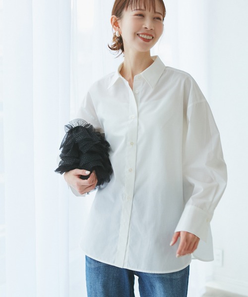 セール】花粉ガード・防シワ/レギュラーシャツ（シャツ/ブラウス