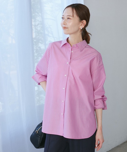セール】花粉ガード・防シワ/レギュラーシャツ（シャツ/ブラウス