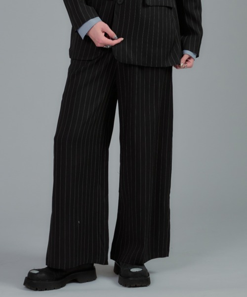 CeLess(セレス)の「Striped Tailored Jacket Set Up(セットアップ・メンズ・ブラック・L/M)」の13枚目の写真