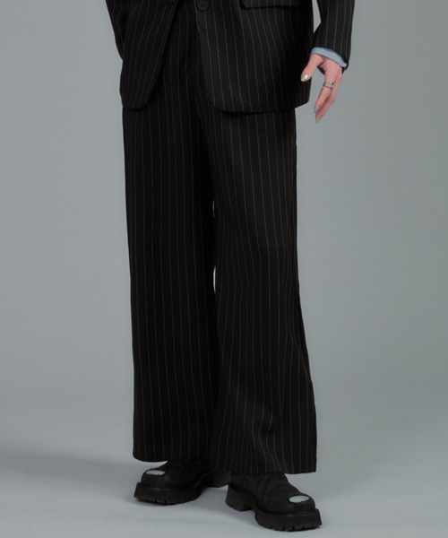 CeLess(セレス)の「Striped Tailored Jacket Set Up(セットアップ・メンズ・ブラック・L/M)」の14枚目の写真