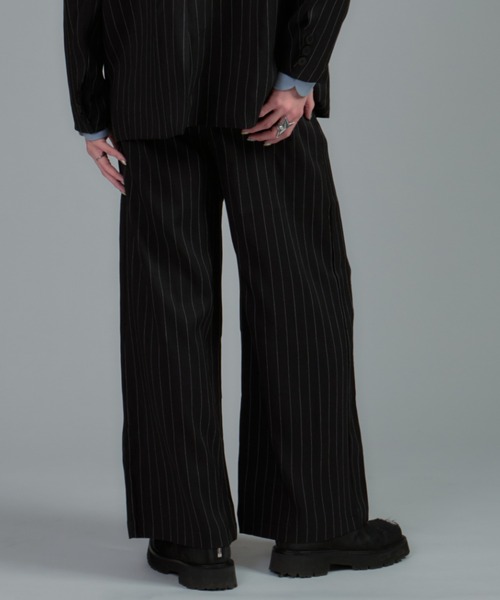 CeLess(セレス)の「Striped Tailored Jacket Set Up(セットアップ・メンズ・ブラック・L/M)」の15枚目の写真