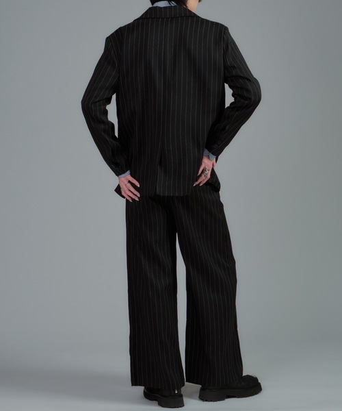 CeLess(セレス)の「Striped Tailored Jacket Set Up(セットアップ・メンズ・ブラック・L/M)」の19枚目の写真