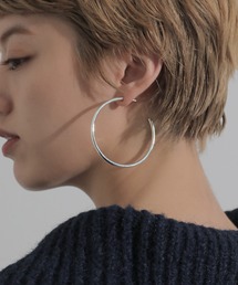 en CAnAF（エンカナフ）の「シルバー925ハーフフープピアス細（ピアス（両耳用））」