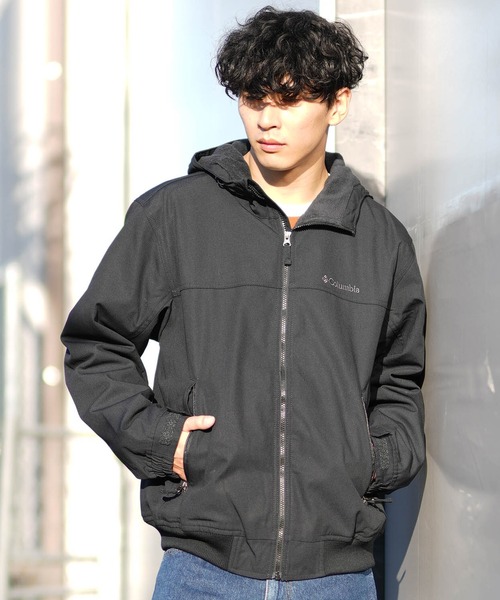 Columbia（コロンビア）の「columbia/コロンビア LOMA VISTA HOODIE ロマビスタジャケット 裏地フリース  XM4292（ブルゾン・メンズ・ベージュ/ブラック/カーキ/ネイビー/ホワイト×カーキブラウン/ブルーグレー/ダークネイビー・XXL/XL/L/M）」の11枚目の写真