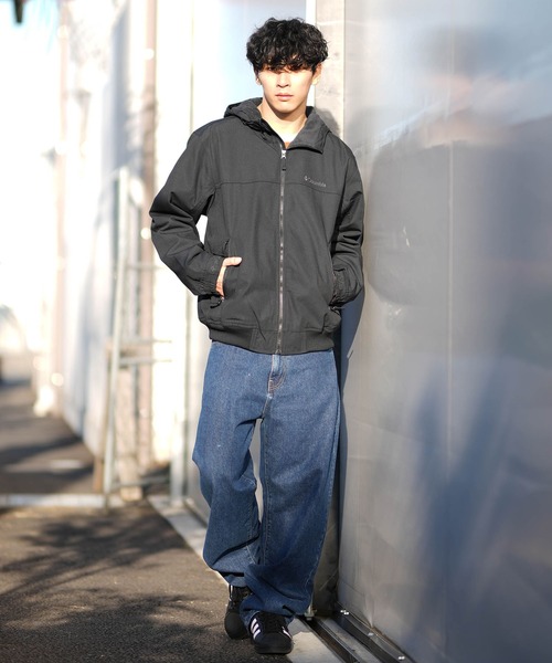 Columbia（コロンビア）の「columbia/コロンビア LOMA VISTA HOODIE ロマビスタジャケット 裏地フリース  XM4292（ブルゾン・メンズ・ベージュ/ブラック/カーキ/ネイビー/ホワイト×カーキブラウン/ブルーグレー/ダークネイビー・XXL/XL/L/M）」の13枚目の写真