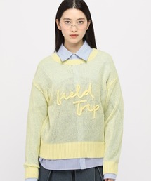 3.3 Field Trip  | 3.3 Field Trip／ロープロゴニットプルオーバー(ニット/セーター)