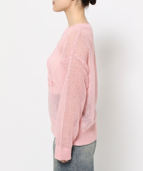 3.3 Field Trip （3.3フィールドトリップ）の「3.3 Field Trip／ロープロゴニットプルオーバー（ニット/セーター・レディース・イエロー/ピンク/ブラック・FREE）」の20枚目の写真