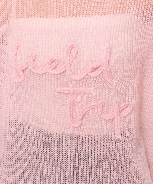 3.3 Field Trip （3.3フィールドトリップ）の「3.3 Field Trip／ロープロゴニットプルオーバー（ニット/セーター・レディース・イエロー/ピンク/ブラック・FREE）」の14枚目の写真