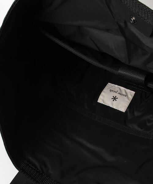 Snow Peak（スノーピーク）の「Noasobi Explorer Tote Bag L トートバッグ コーデュラナイロン（トートバッグ・メンズ・ブラック・ONE SIZE）」の10枚目の写真