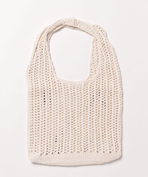 clear（クリア）の「リボンモチーフニットトートバッグ[バレエコア ガーリー]≪SS新作≫（トートバッグ・レディース・アイボリー・F）」の8枚目の写真