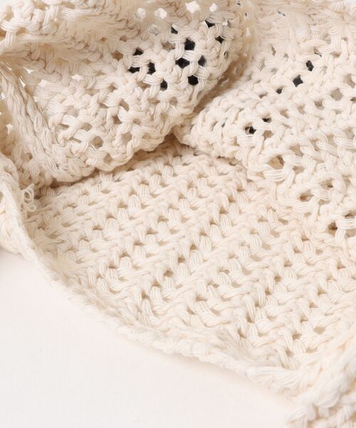 clear（クリア）の「リボンモチーフニットトートバッグ[バレエコア ガーリー]≪SS新作≫（トートバッグ・レディース・アイボリー・F）」の10枚目の写真