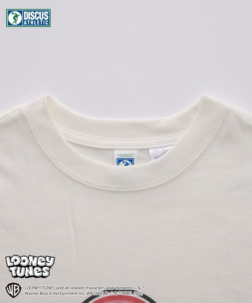 DISCUS ATHLETIC(ディスカス アスレチック)の「【DISCUS ATHLETIC×Warner】コラボ グラフィックプリント半袖Tシャツ ディスカス アスレチック×ワーナー(Tシャツ/カットソー・レディース・スミクロ/ホワイト系/ホワイト系2/ホワイト系1/ブラック系1/ホワイト/ブラック系2/ブラック系・M/L)」の22枚目の写真