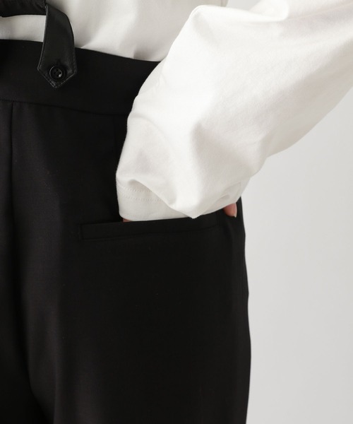 RAGEBLUE（レイジブルー）の「TR/サロペットワイドパンツ（スラックス・レディース・グレー/ブラック・FREE）」の13枚目の写真