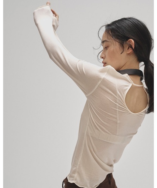 トップス todayful Powdery Backopen Tops Powdery Backopen Tops（Tシャツ/カットソー）｜TODAYFUL（トゥデイ