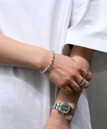 【ERICKA NICOLAS BEGAY】 NAVAJO PEARL BRACELET / 4×6-17