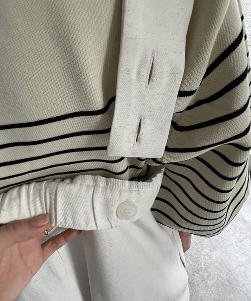 Chez toi（シェトワ）の「ベアサロペ（つなぎ/オールインワン・レディース・グレー/オフホワイト/ブラック・FREE）」の16枚目の写真