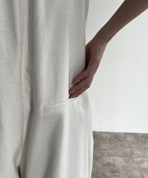 Chez toi（シェトワ）の「ベアサロペ（つなぎ/オールインワン・レディース・グレー/オフホワイト/ブラック・FREE）」の17枚目の写真