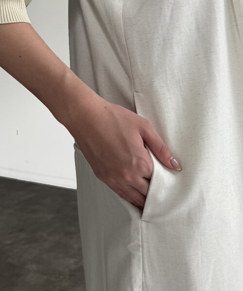 Chez toi（シェトワ）の「ベアサロペ（つなぎ/オールインワン・レディース・グレー/オフホワイト/ブラック・FREE）」の18枚目の写真