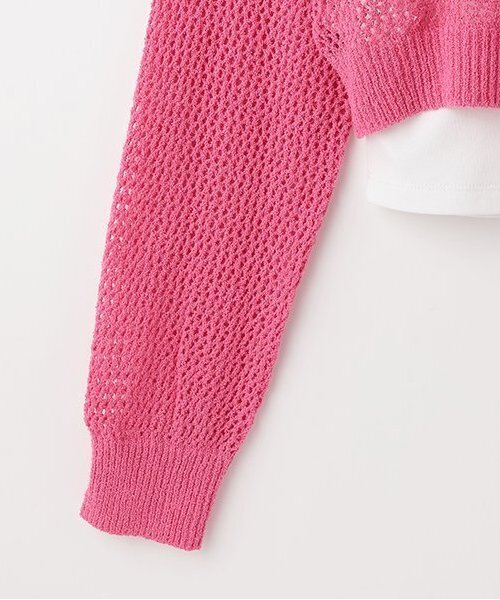 kate spade ニット セール】ガールズ メッシュニット&Tシャツセット（ニット