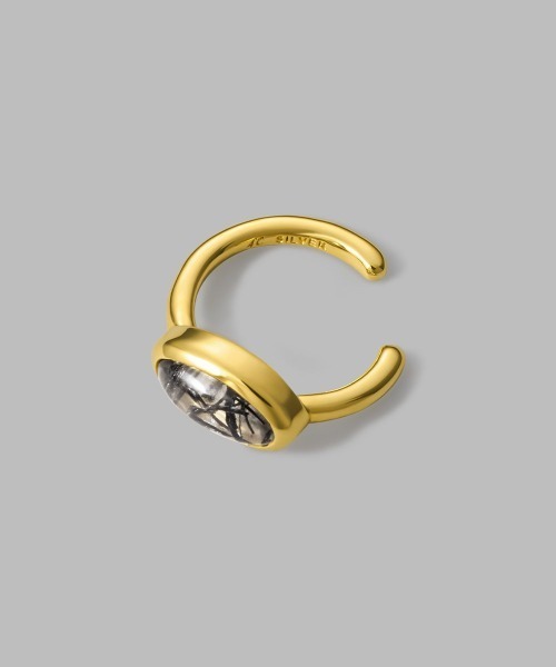 美しさ放つ♪*4℃*The Tidal Collection シルバー イヤーカフ 4℃（ヨンドシー）の「【The Tidal】シルバー イヤーカフ