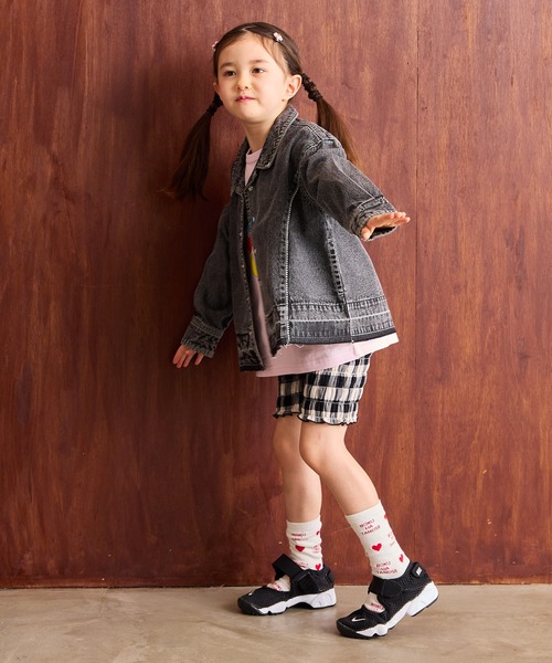 MARKEY'S（マーキーズ）の「デニムウエスタンシャツジャケット（デニムジャケット・キッズ・ブラック/ブルー・90/100/110/120/130/140/150）」の17枚目の写真