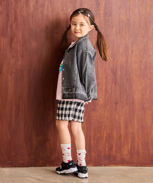 MARKEY'S（マーキーズ）の「デニムウエスタンシャツジャケット（デニムジャケット・キッズ・ブラック/ブルー・90/100/110/120/130/140/150）」の16枚目の写真