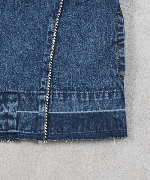 MARKEY'S（マーキーズ）の「デニムウエスタンシャツジャケット（デニムジャケット・キッズ・ブラック/ブルー・90/100/110/120/130/140/150）」の6枚目の写真