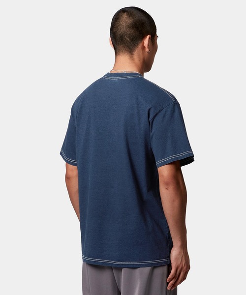 Carhartt WIP（カーハートダブリューアイピー）の「Carhartt WIP/カーハートダブリューアイピー 半袖Tシャツ ポケT ワンポイント S/S INGO POCKET T-SHIRT I034486（Tシャツ/カットソー・メンズ・クリーム/ダークブルー/ライトブルー/ブラック・M/S/XL/L）」の16枚目の写真