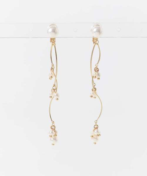 SMELLY（スメリー）の「ウェーブパールシャワーイヤリング（イヤリング・レディース・ゴールド系その他/シルバー系その他・-）」の13枚目の写真