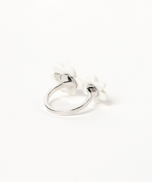 BEAMS BOY（ビームスボーイ）の「ATOLASOLAS / sukima ring（リング・レディース・ブラック/ホワイト・ONE SIZE）」の3枚目の写真