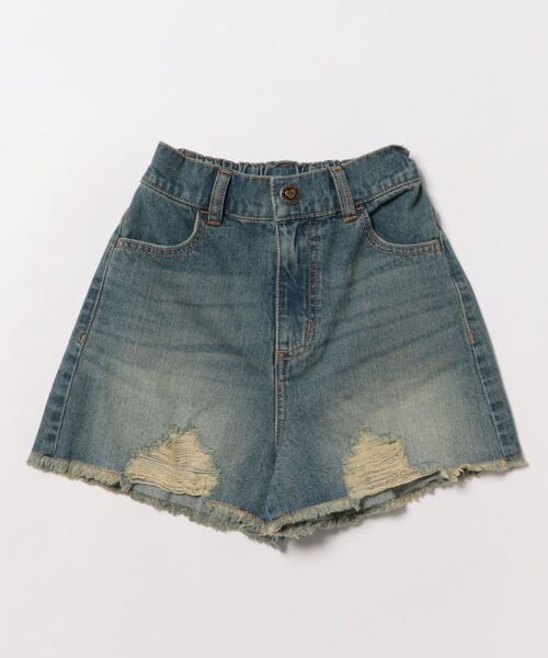 PINKHUNT（ピンクハント）の「PINKHUNT ピンクハント ダメージ加工 ショートパンツ 0532K（デニムパンツ・キッズ・ブルー/ライトインディゴブルー・150cm/160cm/120cm/130cm/140cm）」の8枚目の写真